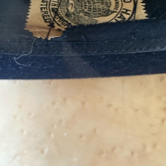 Vintage Mallory Bowler hat from the 1930’s size 7 - Picture 5 of 6